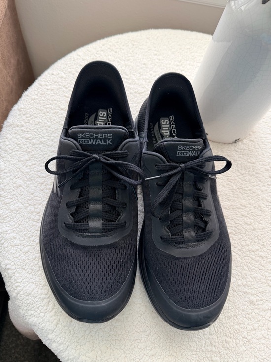 Skechers GOwalk Arch Fit Mens Black Lace Athletic Sneakers Shoes Size 11.slip in - Picture 4 of 7